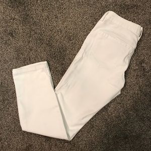 White Jean Capris